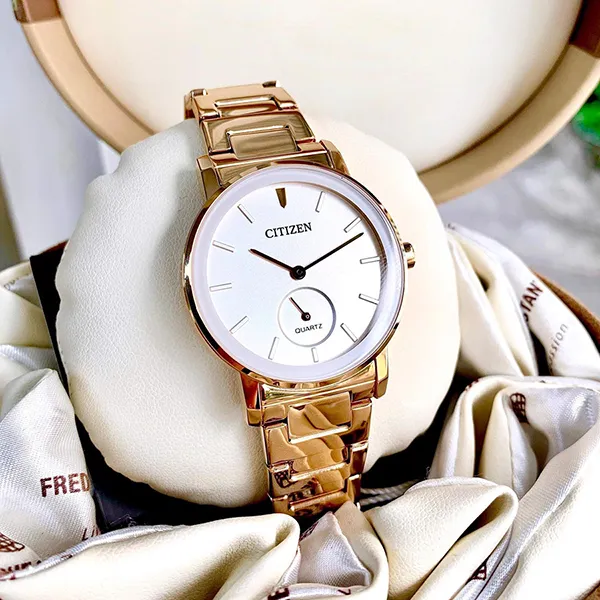 Đồng Hồ Nữ Citizen Quartz EQ9063-55A Màu Trắng Vàng - Đồng hồ - Vua Hàng Hiệu