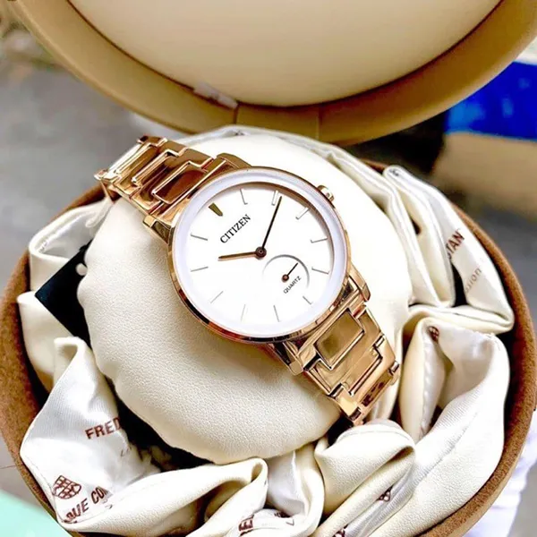 Đồng Hồ Nữ Citizen Quartz EQ9063-55A Màu Trắng Vàng - Đồng hồ - Vua Hàng Hiệu