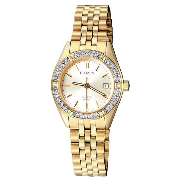 Đồng Hồ Nữ Citizen Quartz EU6062-50P Màu Vàng Gold