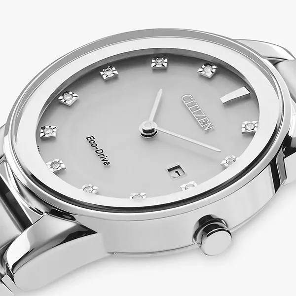 Đồng Hồ Nữ Citizen Eco-Drive GA1050-51B Màu Bạc
