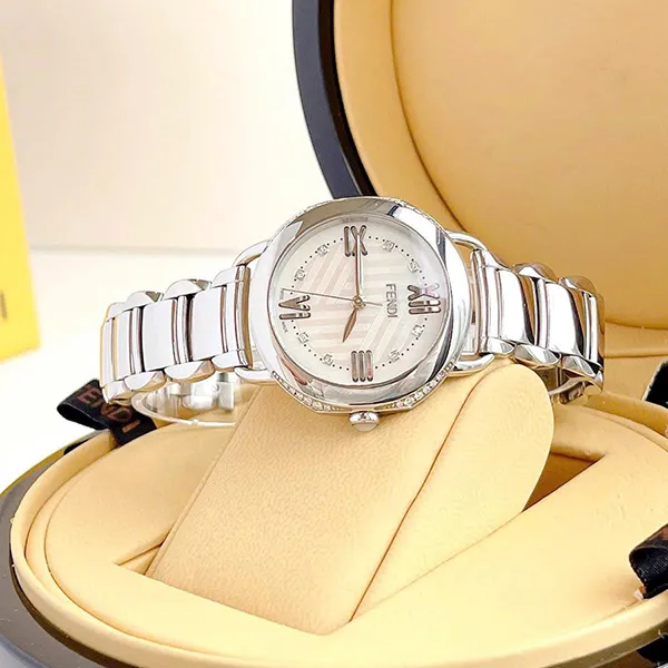 Đồng Hồ Nữ Fendi Selleria Diamond Màu Bạc - Đồng hồ - Vua Hàng Hiệu