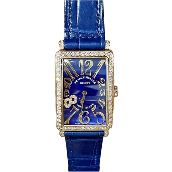 Đồng Hồ Nữ Franck Muller FM 952 Rose Gold 8 Diamonds Blue Màu Xanh Dương