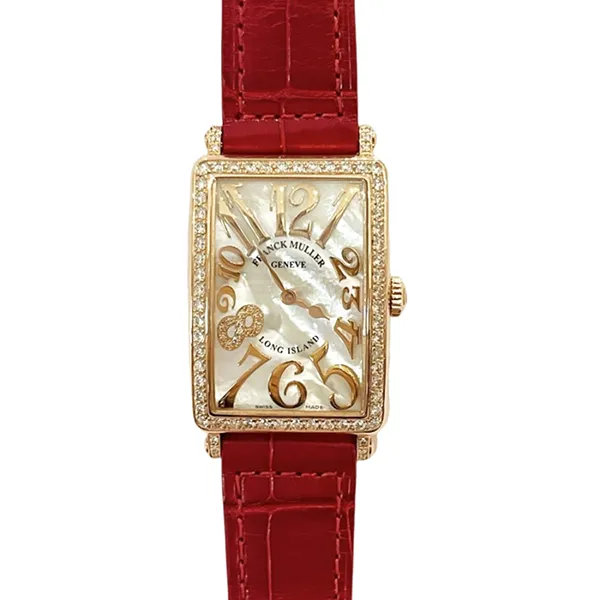 Đồng Hồ Nữ Franck Muller FM 952 Rose Gold 8 Diamonds Màu Đỏ - Đồng hồ - Vua Hàng Hiệu