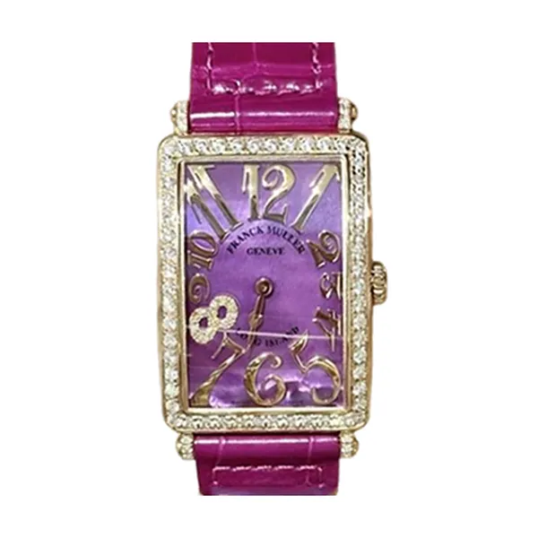 Đồng Hồ Nữ Franck Muller FM 952 Rose Gold 8 Diamonds Purple Màu Tím - Đồng hồ - Vua Hàng Hiệu