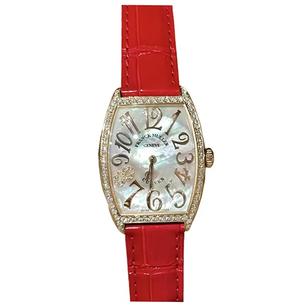 Đồng Hồ Nữ Franck Muller FM Cintree Curvex Diamonds MOP Màu Đỏ - Đồng hồ - Vua Hàng Hiệu
