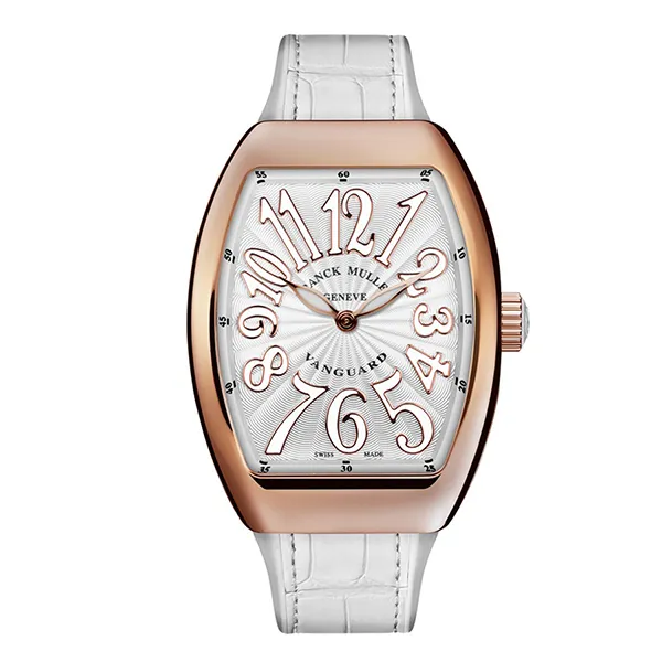 Đồng Hồ Nữ Franck Muller Vanguard V 32 QZ (BC) Rose Gold Màu Trắng - 2