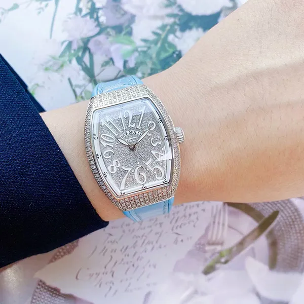 Đồng Hồ Nữ Franck Muller Vanguard V 32 SC AT FO D CD (BL) Màu Xanh Nhạt - Đồng hồ - Vua Hàng Hiệu