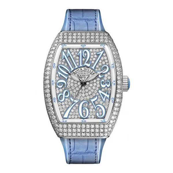Đồng Hồ Nữ Franck Muller Vanguard V 32 SC AT FO D CD (BL) Màu Xanh Nhạt - Đồng hồ - Vua Hàng Hiệu