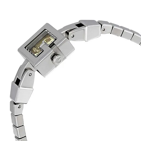 Đồng Hồ Nữ Gucci 102 G-mini Champagne Flower Watch Màu Bạc
