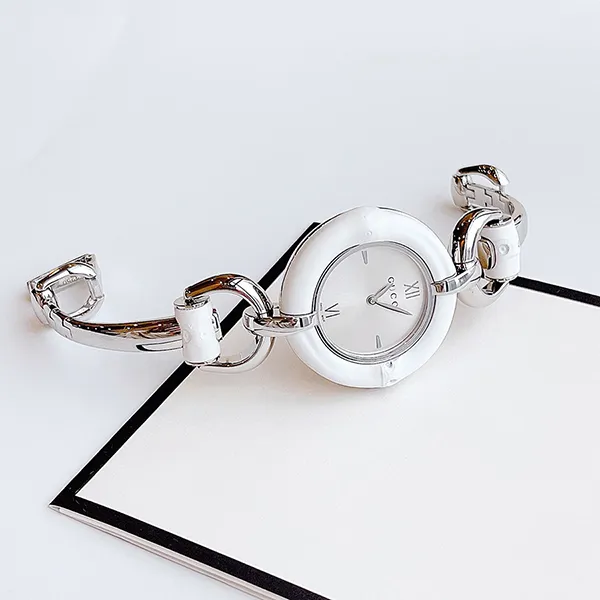 Đồng Hồ Nữ Gucci Bamboo YA132406 Women Watch Màu Trắng Bạc - Đồng hồ - Vua Hàng Hiệu