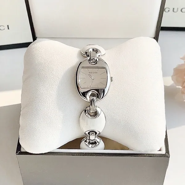 Đồng Hồ Nữ Gucci Marina Chain Watch Màu Bạc