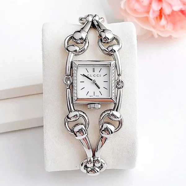 Đồng Hồ Nữ Gucci Signoria YA116505 Vintage Màu Bạc Trắng