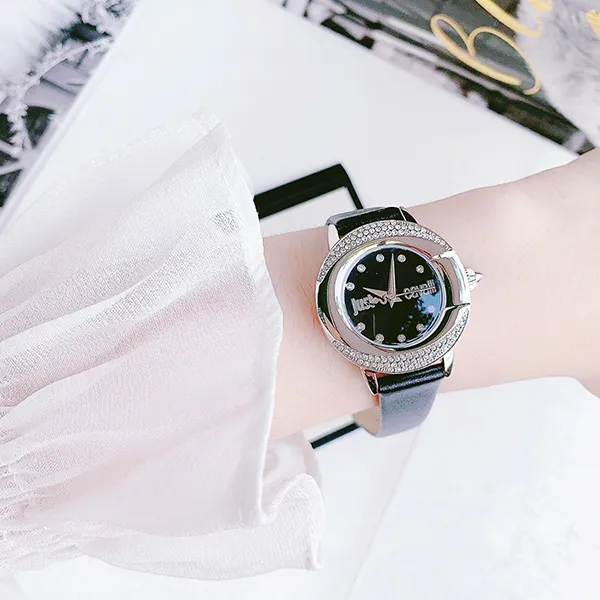 Đồng Hồ Nữ Just Cavalli Glam Chic Ladies Watch JC1l150l0015 Màu Đen Bạc