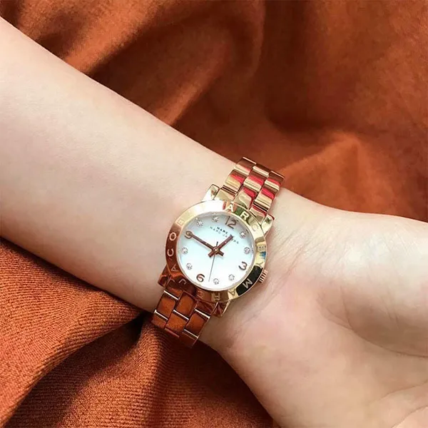 Đồng Hồ Nữ Marc Jacobs Amy Mini Rose Gold MBM3078 Màu Vàng Hồng Size 32mm - Đồng hồ - Vua Hàng Hiệu