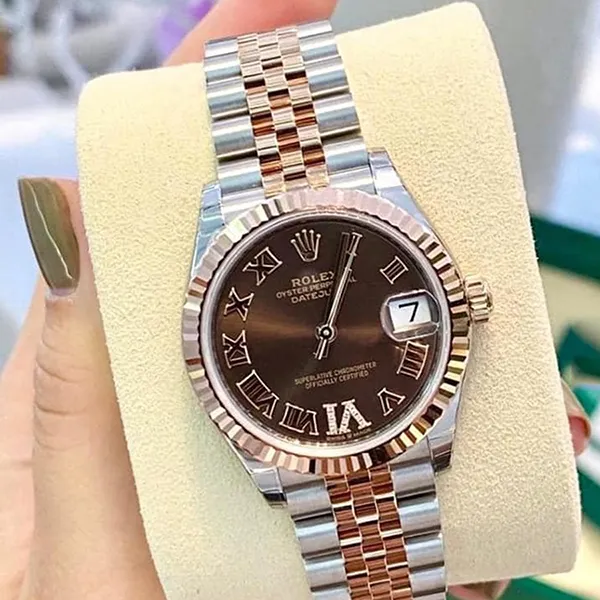 Đồng Hồ Nữ Rolex Datejust 31mm 278271-0004 Choco Dial Màu Bạc Nâu - Đồng hồ - Vua Hàng Hiệu