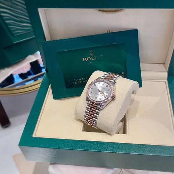 Đồng Hồ Nữ Rolex Datejust 31mm Rose Gold 278381-0016 Màu Bạc Vàng Hồng - Đồng hồ - Vua Hàng Hiệu
