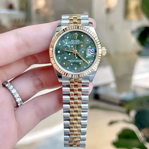 Đồng Hồ Nữ Rolex Datejust 31mm Stainless Steel And Yellow Gold Floral Dial 278273-0032 Phối Màu - Đồng hồ - Vua Hàng Hiệu