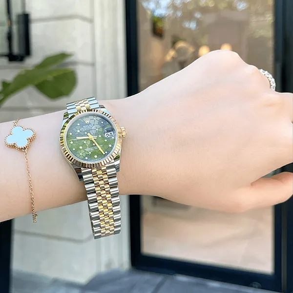Đồng Hồ Nữ Rolex Datejust 31mm Stainless Steel And Yellow Gold Floral Dial 278273-0032 Phối Màu - Đồng hồ - Vua Hàng Hiệu