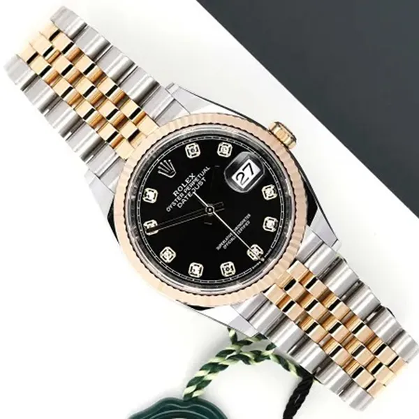 Đồng Hồ Nữ Rolex Datejust 36mm 126233-0021 Black Dial Màu Demi (Vàng - Bạc) - Đồng hồ - Vua Hàng Hiệu