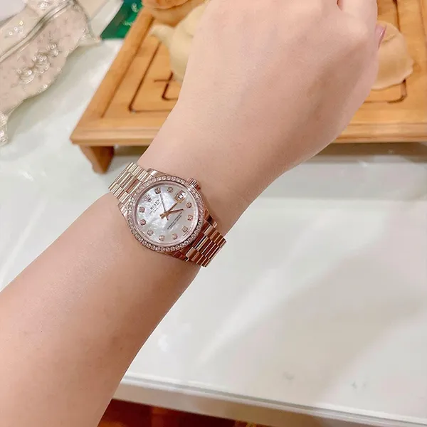 Đồng Hồ Nữ Rolex Datejust Mop 31mm 278285RBR-0005 Màu Vàng Hồng - Đồng hồ - Vua Hàng Hiệu