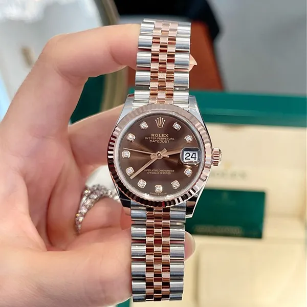 Đồng Hồ Nữ Rolex Lady-Datejust 31mm Chocolate 278271-0028 Màu Bạc Nâu - Đồng hồ - Vua Hàng Hiệu