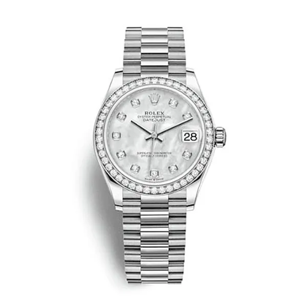 Đồng Hồ Nữ Rolex Lady-Datejust 31mm White Gold 278289RBR-0005 Màu Bạc - Đồng hồ - Vua Hàng Hiệu