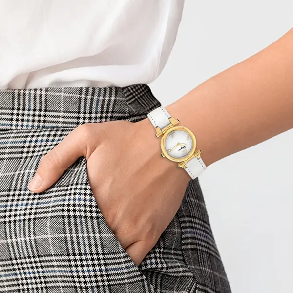 Đồng Hồ Nữ Salvatore Ferragamo Women's Watch Idillio SFEY00419 Màu Trắng Vàng