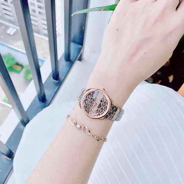 Đồng Hồ Nữ Salvatore Ferrgamo Cuir SFNE00319 Màu Nâu Vàng