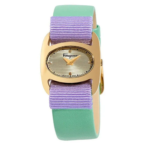 Đồng Hồ Nữ Salvatore Ferrgamo Varina FIE130016 Màu Xanh Tím