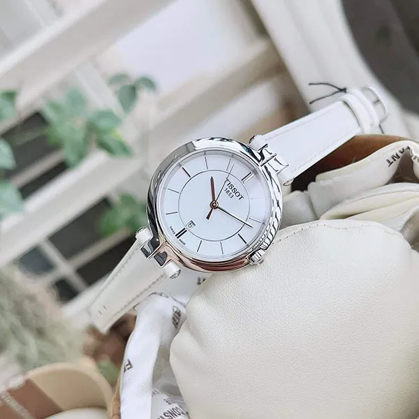 Đồng Hồ Nữ Tissot Flamingo T094.210.16.011.00 Màu Bạc Trắng