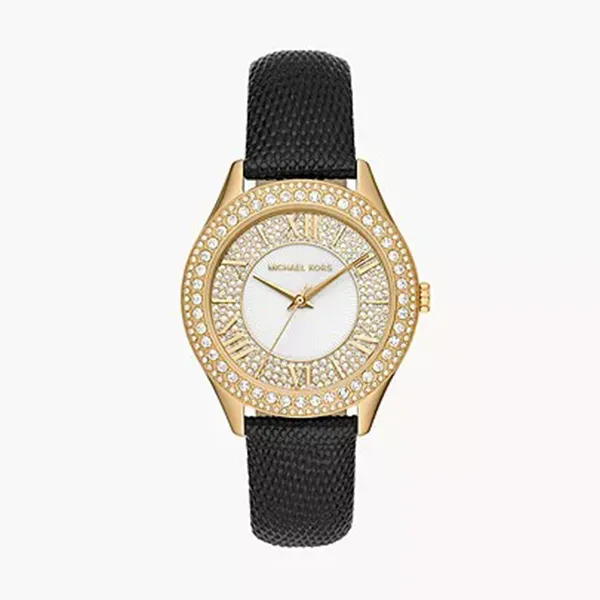 Đồng Hồ Nữ Michael Kors Harlowe Analog White Dial Women's Watch MK2988 Màu Đen - Đồng hồ - Vua Hàng Hiệu