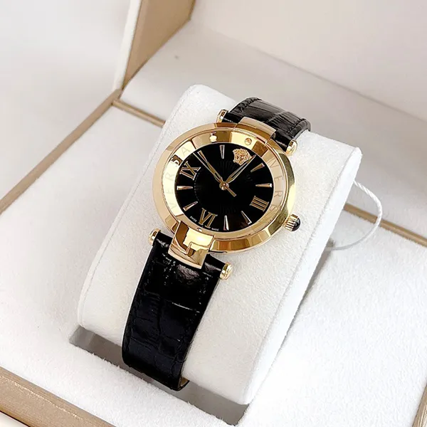Đồng Hồ Nữ Versace Revive VAI020016 Case 35mm Màu Đen Vàng