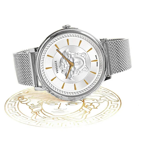 Đồng Hồ Nữ Versace V-Circle Lady Watch VE8102019 Màu Bạc
