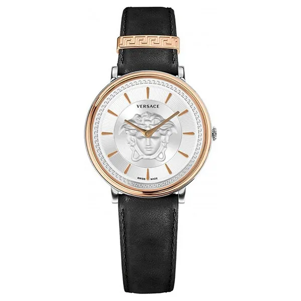 Đồng Hồ Nữ Versace V-Circle Medusa Watch VE8102919 Màu Trắng Đen