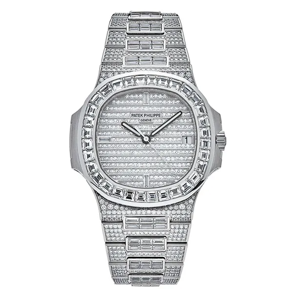 Đồng Hồ Patek Philippe Nautilus 5719/10G-010 Màu Bạc Trắng - Đồng hồ - Vua Hàng Hiệu