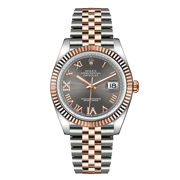Đồng Hồ Rolex Datejust 36mm 126231-0023 Màu Demi (Vàng Hồng - Bạc)