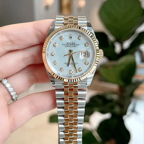 Đồng Hồ Rolex Datejust 36mm 126233-0023 Màu Vàng Bạc - Đồng hồ - Vua Hàng Hiệu