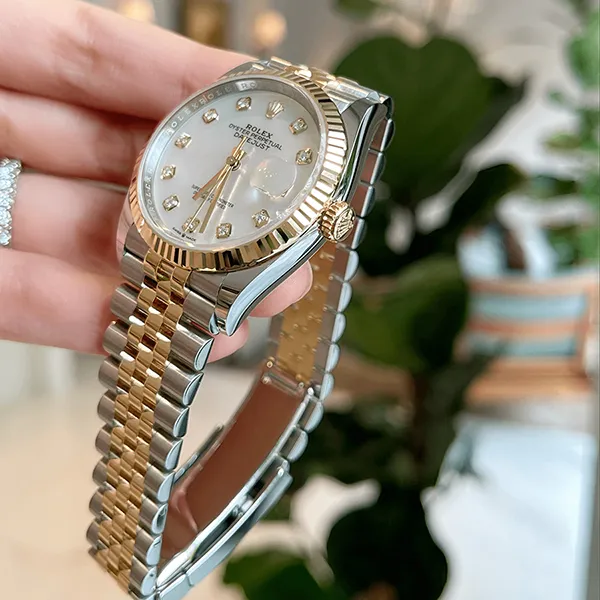 Đồng Hồ Rolex Datejust 36mm 126233-0023 Màu Vàng Bạc - Đồng hồ - Vua Hàng Hiệu