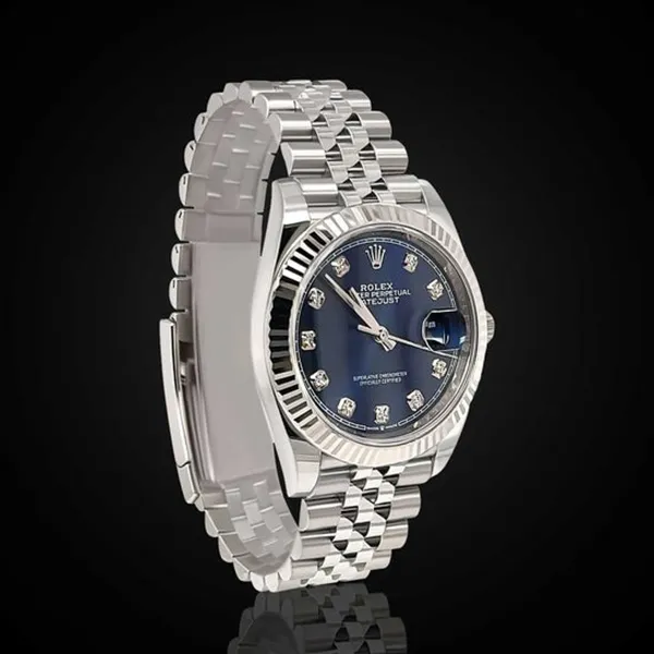 Đồng Hồ Rolex Datejust 36mm 126234 Blue Màu Bạc Mặt Xanh