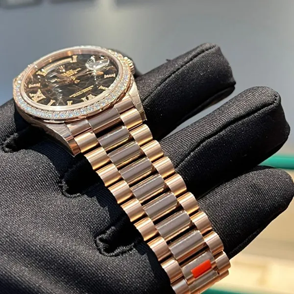 Đồng Hồ Rolex Day Date 128345RBR-0044 Eisenkiesel Màu Vàng Hồng - Đồng hồ - Vua Hàng Hiệu