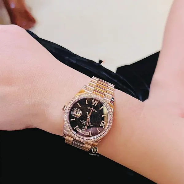 Đồng Hồ Rolex Day Date 128345RBR-0044 Eisenkiesel Màu Vàng Hồng - Đồng hồ - Vua Hàng Hiệu