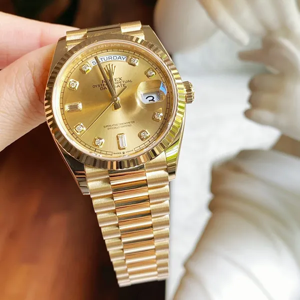 Đồng Hồ Rolex Day-Date 36 128238-0008 Màu Vàng - Đồng hồ - Vua Hàng Hiệu