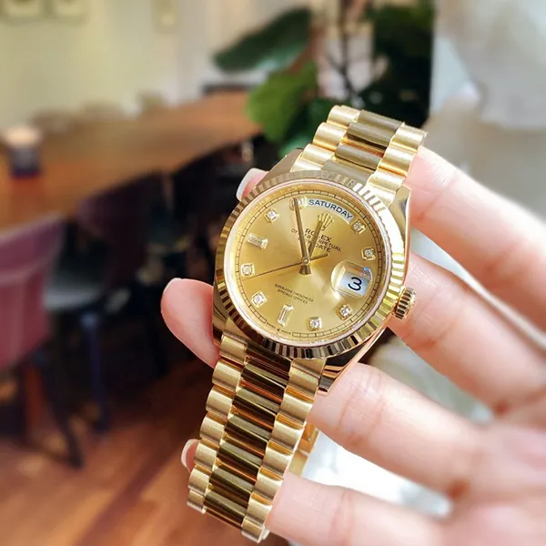 Đồng Hồ Rolex Day-Date 36 128238-0008 Màu Vàng - Đồng hồ - Vua Hàng Hiệu