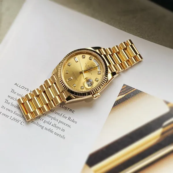 Đồng Hồ Rolex Day-Date 36 128238-0008 Màu Vàng - Đồng hồ - Vua Hàng Hiệu