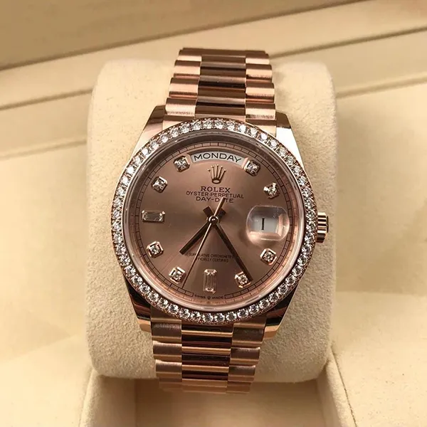 Đồng Hồ Rolex Day-Date 36mm 128345RBR-0009 Màu Vàng Hồng - Đồng hồ - Vua Hàng Hiệu