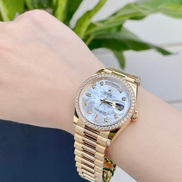 Đồng Hồ Rolex Day-Date 36mm Yellow Gold 128348-0017 Màu Vàng - Đồng hồ - Vua Hàng Hiệu