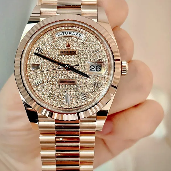 Đồng Hồ Rolex Day-Date 40mm Rose Gold 228235-0036 Màu Vàng Hồng