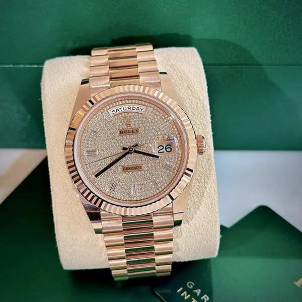 Đồng Hồ Rolex Day-Date 40mm Rose Gold 228235-0036 Màu Vàng Hồng