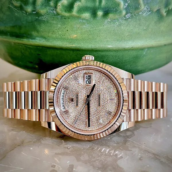 Đồng Hồ Rolex Day-Date 40mm Rose Gold 228235-0036 Màu Vàng Hồng