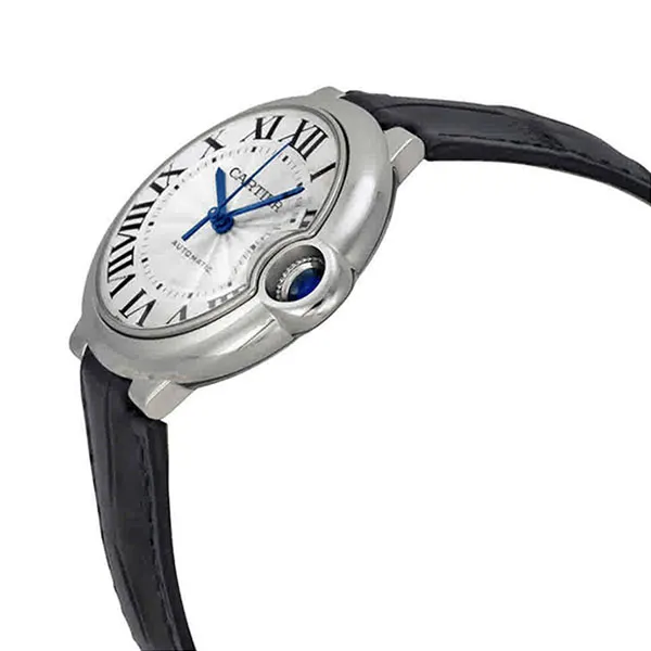 Đồng Hồ Unisex Cartier Ballon Bleu De W69017Z4 36mm Màu Đen Bạc